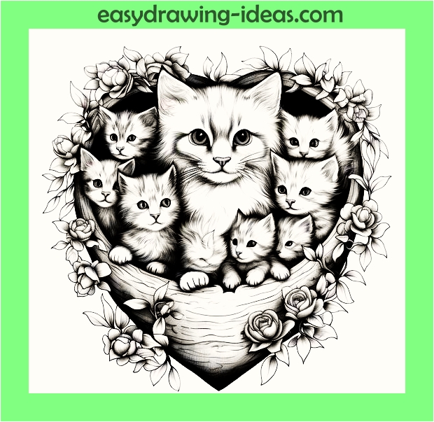 cat drawing easy - cute cat drawing - cat drawing realistic - cat drawing for kids - cat drawing with colour - cat drawing cute - cartoon cat drawing - cat images drawing - simple cat drawing