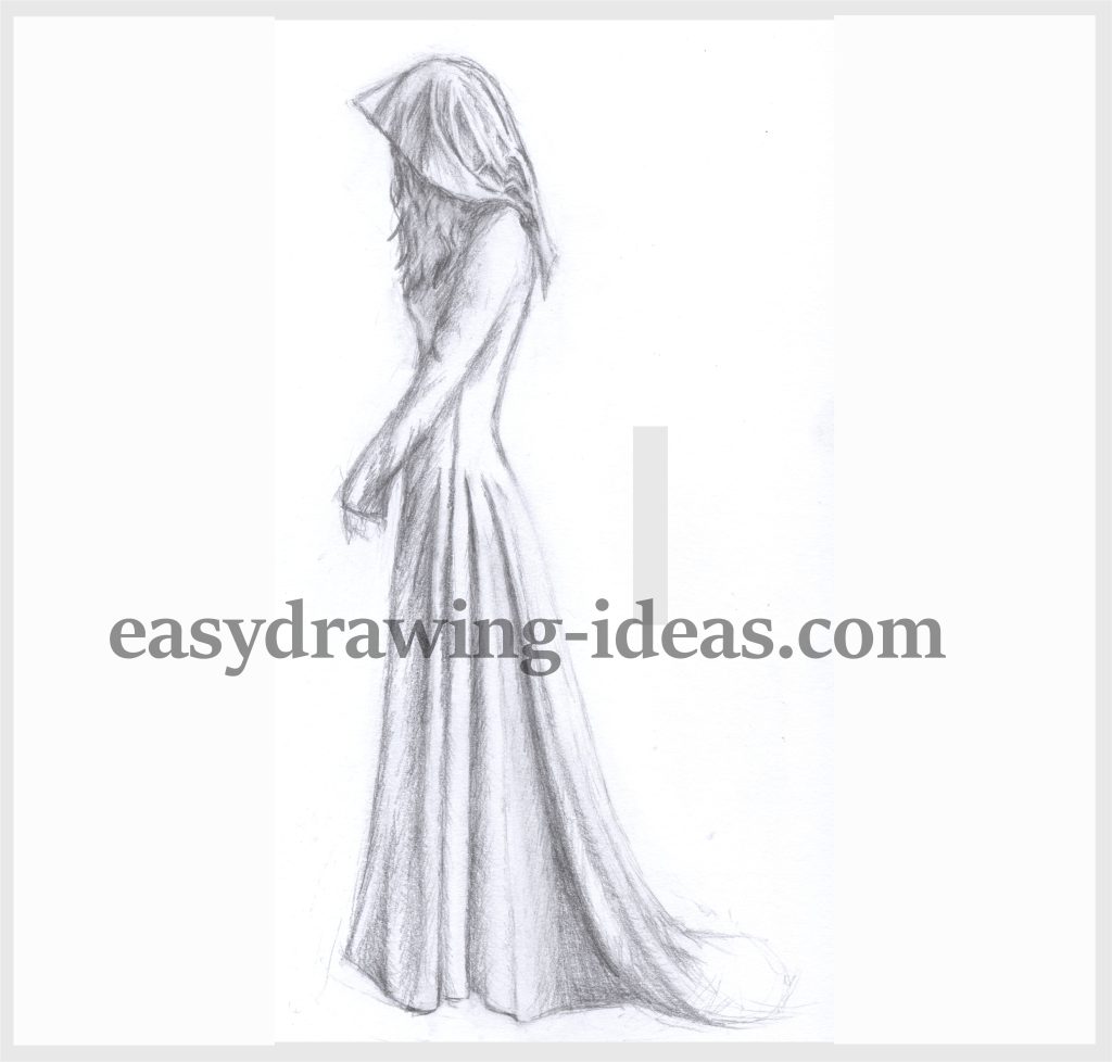 girl side drawing - girl drawing - easy girl drawing - girl drawing ideas - girl drawing tutorial - girl drawing ideas - easy girl drawing ideas - girl sketch