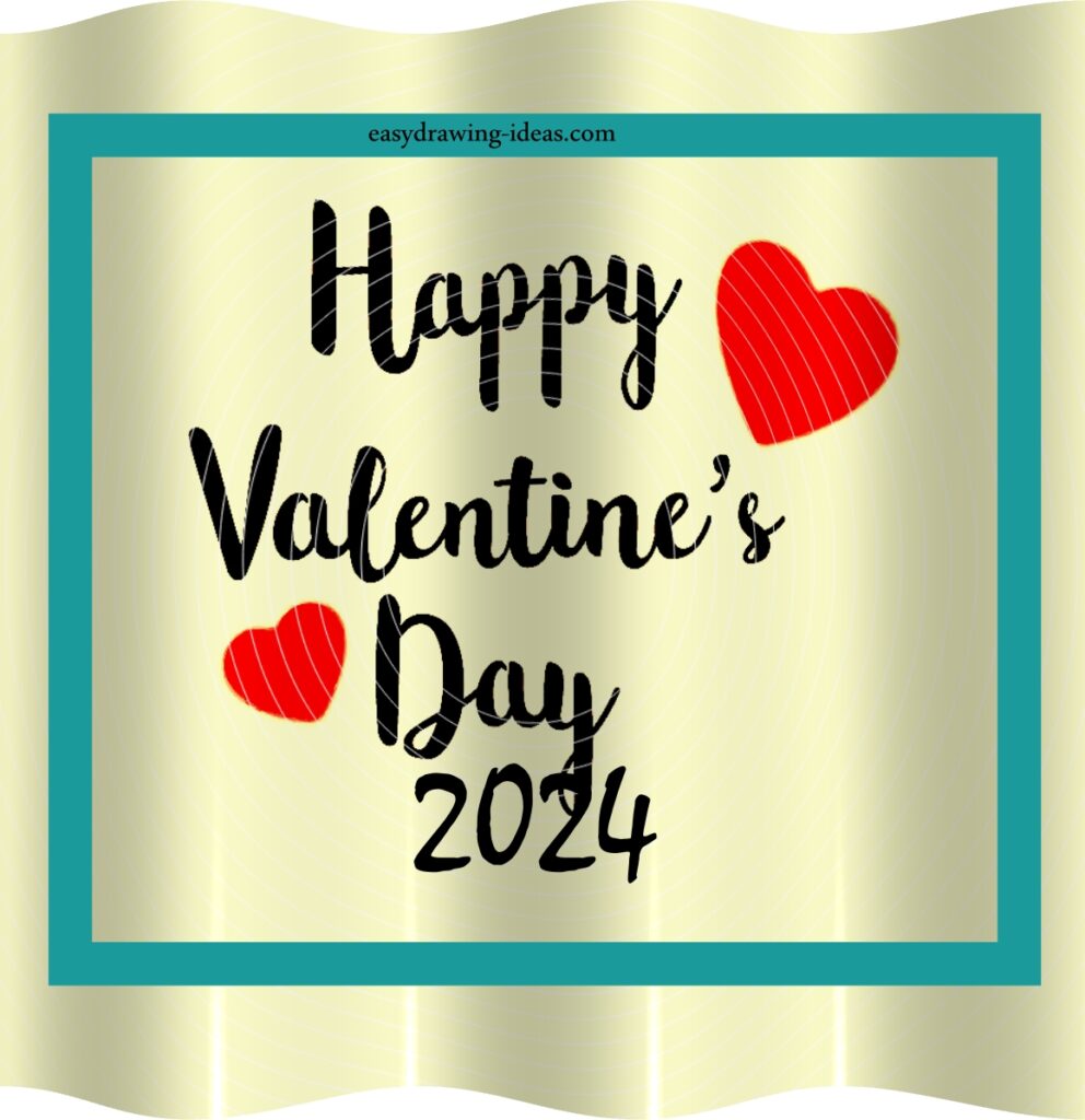 happy Valentines Day 2024 - valentines drawing ideas easy - Valentines Day Doodles - Easy Romantic Love Painting - Valentines Day